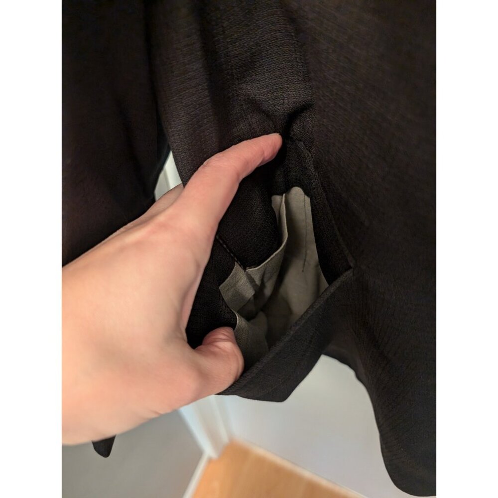 Vintage College Hall Pure Virgin Wool Men's Blazer/Sport Jacket, Black VGC - Picture 3 of 9